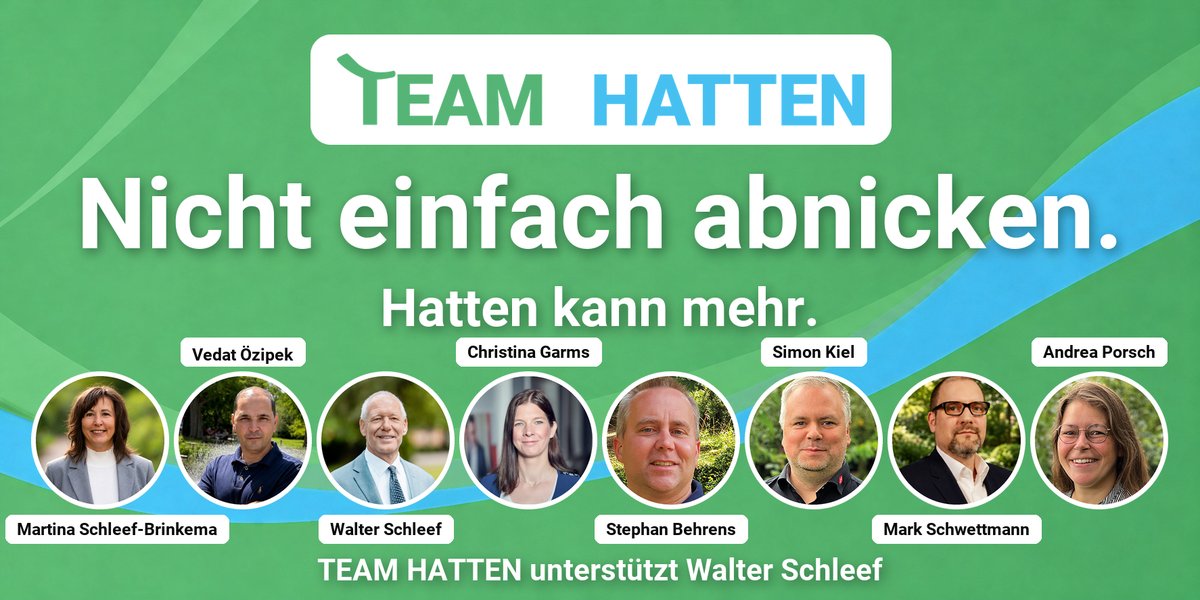 Team Hatten – Nicht einfach abnicken. Hatten kann mehr.
