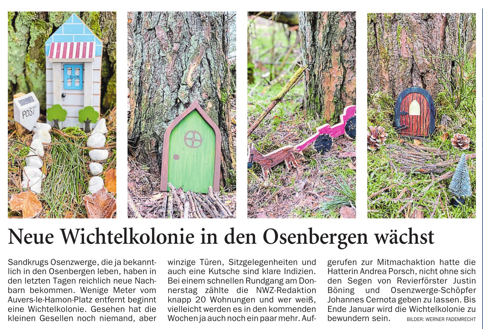 Neue Wichtelkolonie in den Osenbergen wächst