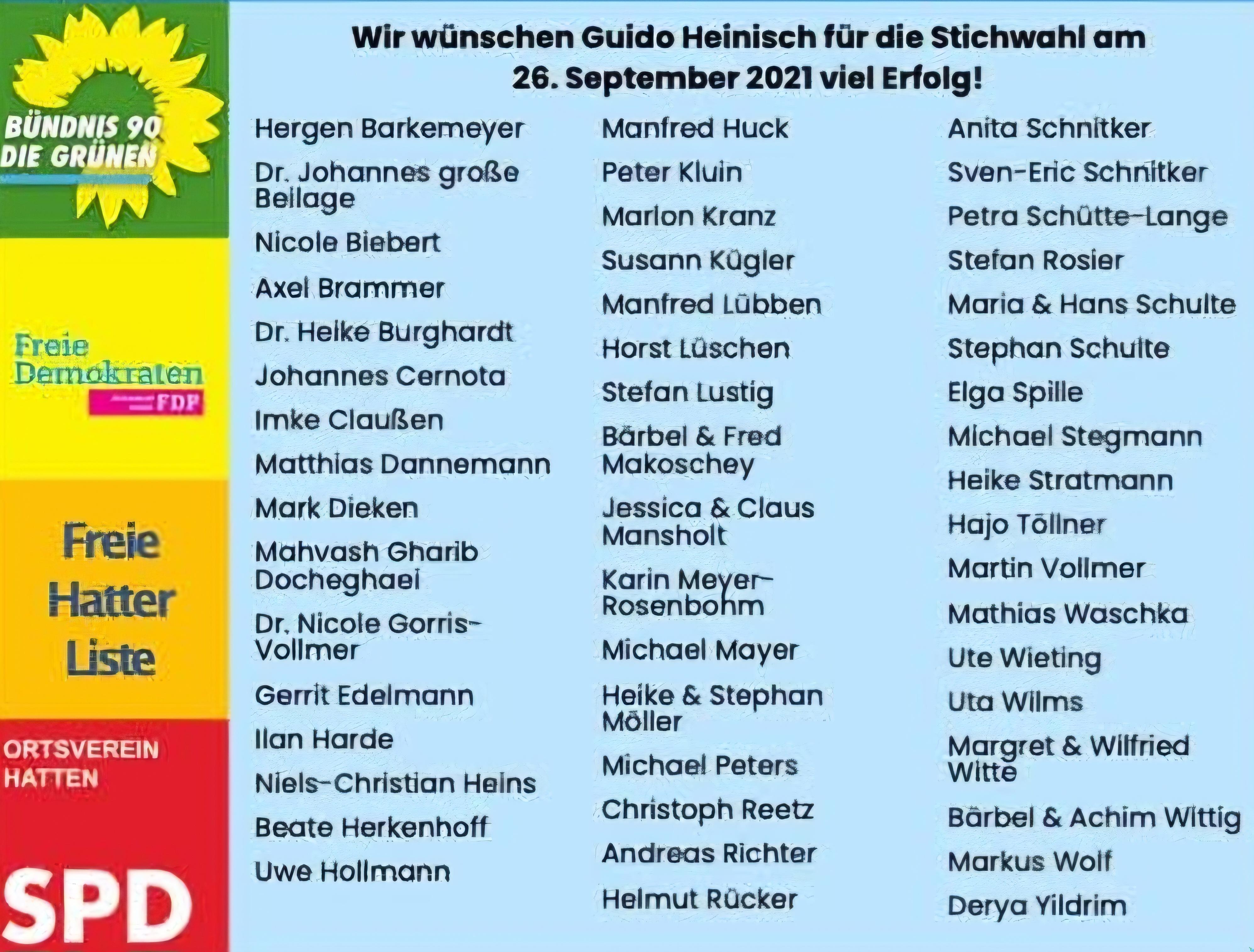 SCHLAGLICHTER aus dem Hatter Rathaus